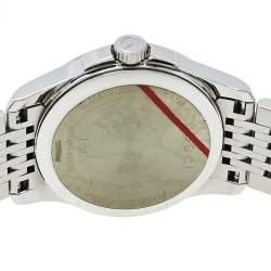 Pre Owned Gucci Brown Stainless Steel G-Timeless YA126503 Women's Wristwatch 27 mm