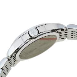 Pre Owned Gucci Brown Stainless Steel G-Timeless YA126503 Women's Wristwatch 27 mm