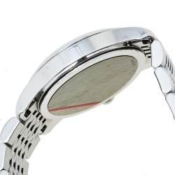 Pre Owned Gucci Brown Stainless Steel G-Timeless YA126503 Women's Wristwatch 27 mm