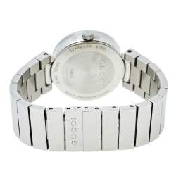 Gucci Silver Stainless Steel Interlocking YA133503 Women's Wristwatch 29 mm