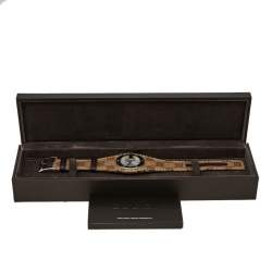Pre Owned Gucci Silver Stainless Steel G Bandeau 104 Women's Wristwatch 31 mm
