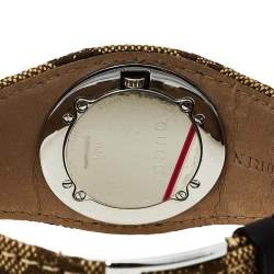 Pre Owned Gucci Silver Stainless Steel G Bandeau 104 Women's Wristwatch 31 mm