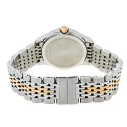 Pre Owned Gucci Black Two Tone Stainless Steel G-Timeless YA126512 Women's Wristwatch 27 mm