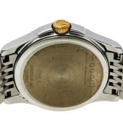 Gucci Silver Two-Tone Stainless Steel G-Timeless YA126505 Women's Wristwatch 27 mm