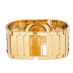 Gucci Gold PVD Stainless Steel Twirl YA112444 Women's Wristwatch 23 mm