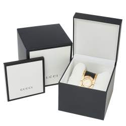 Gucci Gold PVD Stainless Steel Twirl YA112444 Women's Wristwatch 23 mm