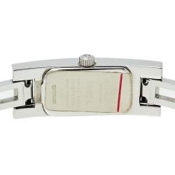 مملوكة مسبقًا Gucci Grey Stainless Steel 3900L Women's Wristwatch 12 mm