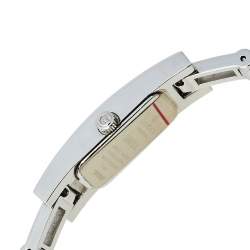 مملوكة مسبقًا Gucci Grey Stainless Steel 3900L Women's Wristwatch 12 mm