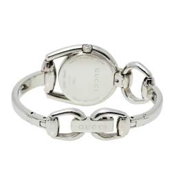 مملوكة مسبقًا Gucci Mother Of Pearl Stainless Steel Horsebit 139.5 Women's Wristwatch 28 mm