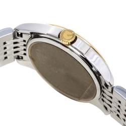 Pre Owned Gucci Silver Two-Tone Stainless Steel G Timeless 126.5 Women's Wristwatch 27 mm