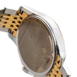 Gucci Silver Diamonds Two-Tone Stainless Steel G-Timeless 126.5 Women's Wristwatch 27 mm