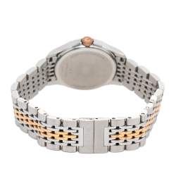 Gucci Mother of Pearl Two-Tone Stainless Steel Diamonds G-Timeless YA126514 Women's Wristwatch 27 mm