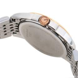 Gucci Mother of Pearl Two-Tone Stainless Steel Diamonds G-Timeless YA126514 Women's Wristwatch 27 mm
