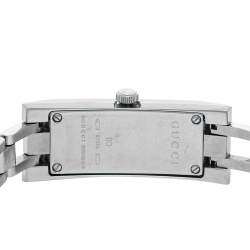 Gucci Mother Of Pearl Stainless Steel 110 Women's Wristwatch 13 mm