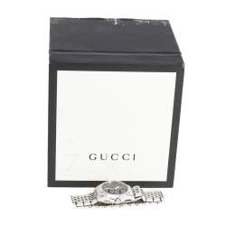 Gucci Black Stainless Steel G-Timeless 126.5 Women's Wristwatch 27 mm