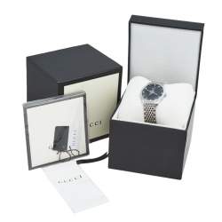 Gucci Black Stainless Steel G-Timeless YA1264154 Women's Wristwatch 36 mm 