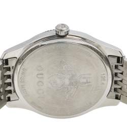 Gucci Black Stainless Steel G-Timeless YA1264154 Women's Wristwatch 36 mm 