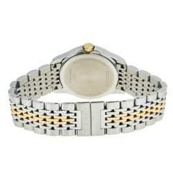 Gucci Mother of Pearl Two Tone Stainless Steel G-Timeless 126.5 Women's Wristwatch 27 mm