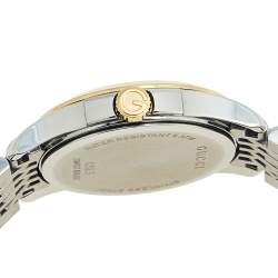 Gucci Mother of Pearl Two Tone Stainless Steel G-Timeless 126.5 Women's Wristwatch 27 mm