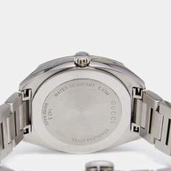 Gucci White Diamond Stainless Steel GG2570 YA142504 Women's Wristwatch 29 mm