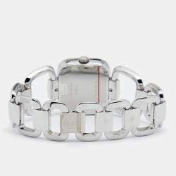 Pre Owned Gucci Blue Stainless Steel G-Gucci 125.4 Women's Wristwatch 32 mm