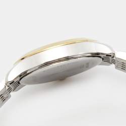 Pre Owned Gucci Silver Two Tone Stainless Steel G-Timeless YA126511 Women's Wristwatch 27 mm