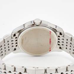 Pre Owned Gucci Mother Of Pearl Stainless Steel Diamond G-Timeless YA126504 Women's Wristwatch 27 mm