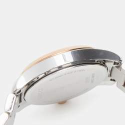  Gucci Mother Of Pearl Two-Tone Stainless Steel Diamond YA126544 Women's Wristwatch 27 mm