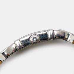 Gucci Silver Stainless Steel Bamboo 6800L Women's Wristwatch 16 mm