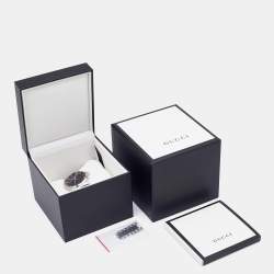 Gucci Black Stainless Steel G-Timeless YA1264029 Unisex Wristwatch 38 mm 