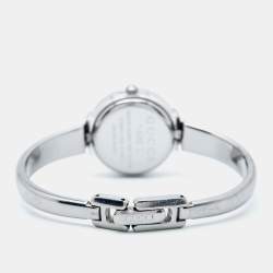 Pre Owned Gucci Silver Stainless Steel 1400L Women's Wristwatch 25 mm