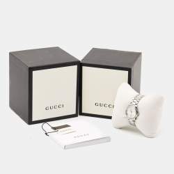 Gucci Mother Of Pearl Stainless Steel G-Timeless YA126543 Women's Wristwatch 27 mm