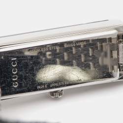 Gucci Black Stainless Steel G-Frame YA127504 Women's Wristwatch 14 mm
