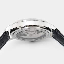 Gucci Black Stainless Steel Alligator Leather G-Timeless YA126469 Women's Wristwatch 38 mm