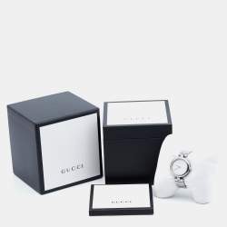 Gucci White Stainless Steel Diamantissima YA141402 Women's Wristwatch 32 mm