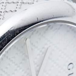 Gucci White Stainless Steel Diamantissima YA141402 Women's Wristwatch 32 mm