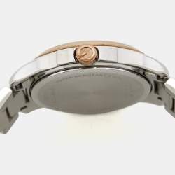 Gucci Silver Two-Tone Stainless Steel G-Timeless YA126564 Women's Wristwatch 27 mm