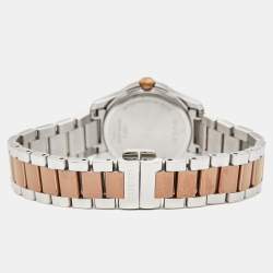 Gucci Silver Two-Tone Stainless Steel G-Timeless YA126564 Women's Wristwatch 27 mm