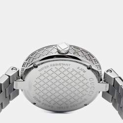 Gucci White Stainless Steel Diamantissima YA141402 Women's Wristwatch 32 mm