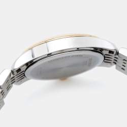 Gucci Black Two-Tone Stainless Steel G-Timeless YA126512 Women's Wristwatch 27 mm