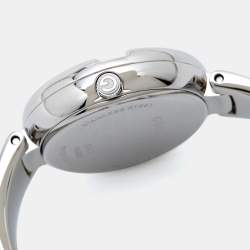 Pre Owned Gucci Brown Stainless Steel Guccissima YA134302 Women's Wristwatch 36 mm