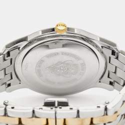Gucci White Two Tone Stainless Steel 5500XL YA055216 Unisex Wristwatch 38 mm 