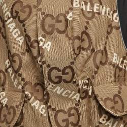 Gucci x Balenciaga Beige Jumbo GG Canvas The Hacker Project Jacket M