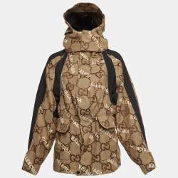 Gucci x Balenciaga Beige Jumbo GG Canvas The Hacker Project Jacket M