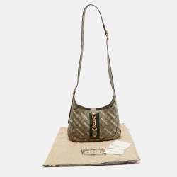 Gucci x Balenciaga Beige/Brown GG Supreme Canvas Small Jackie 1961 Hobo