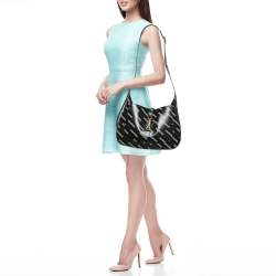 Gucci x Balenciaga Black/White Leather Medium The Hacker Project Jackie 1961 Hobo