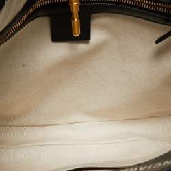 Gucci x Balenciaga Black/White Leather Medium The Hacker Project Jackie 1961 Hobo