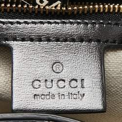 Gucci x Balenciaga Black/White Leather Medium The Hacker Project Jackie 1961 Hobo