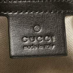 Gucci x Balenciaga Black/White Leather Medium The Hacker Project Jackie 1961 Hobo