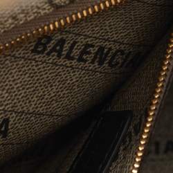 Gucci x Balenciaga Beige GG Supreme Canvas Hourglass Top Handle Bag